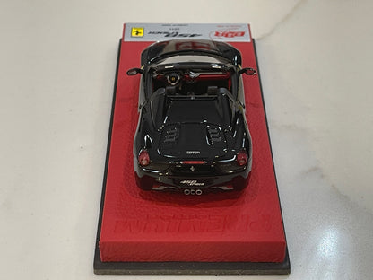 BBR 1/43 Ferrari 458 Italia Spider 2011 Black BBRC70DPRE