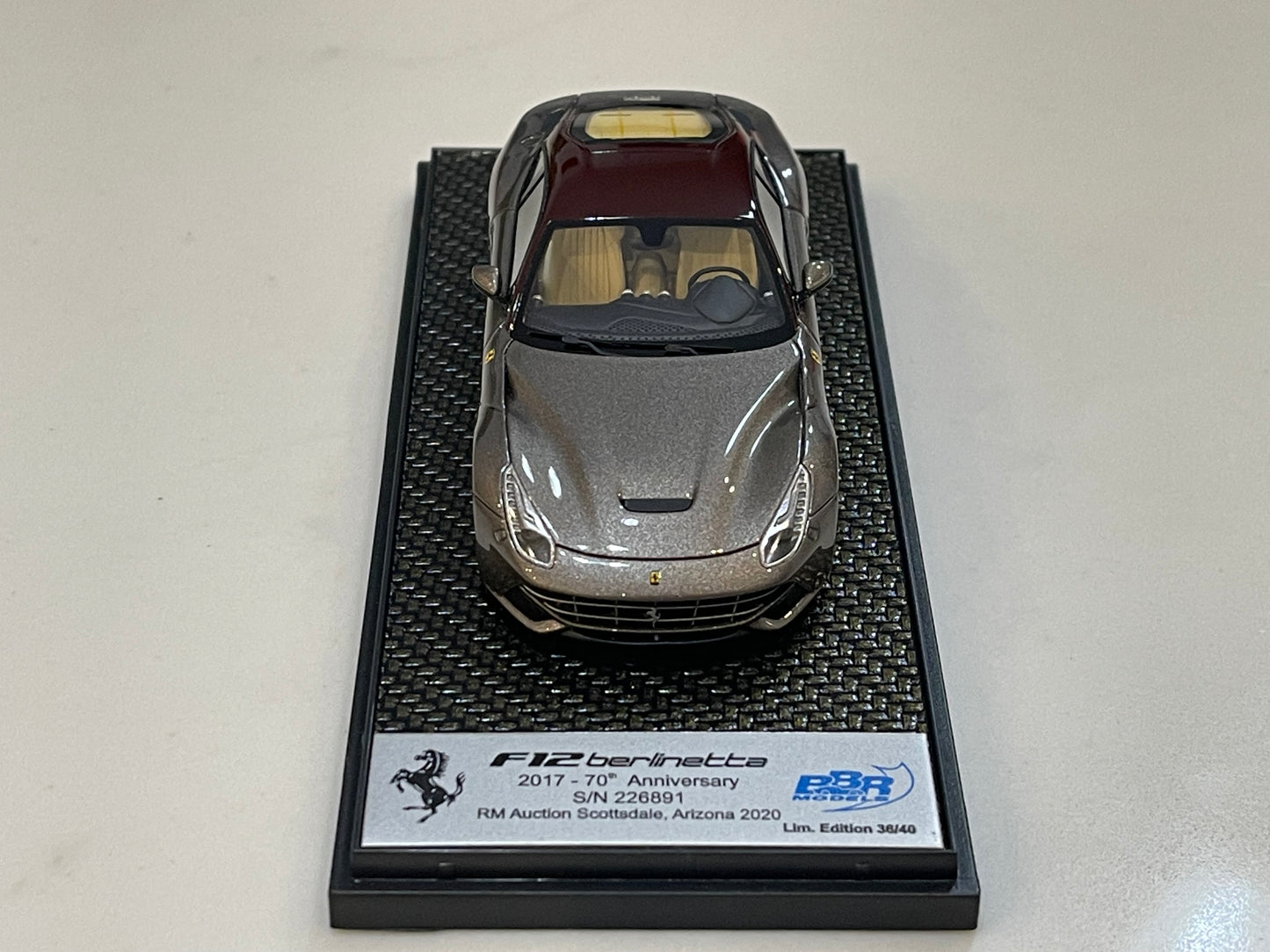 BBR 1/43 Ferrari F12 Berlinetta 2012 Metal Bronze BBRC77L