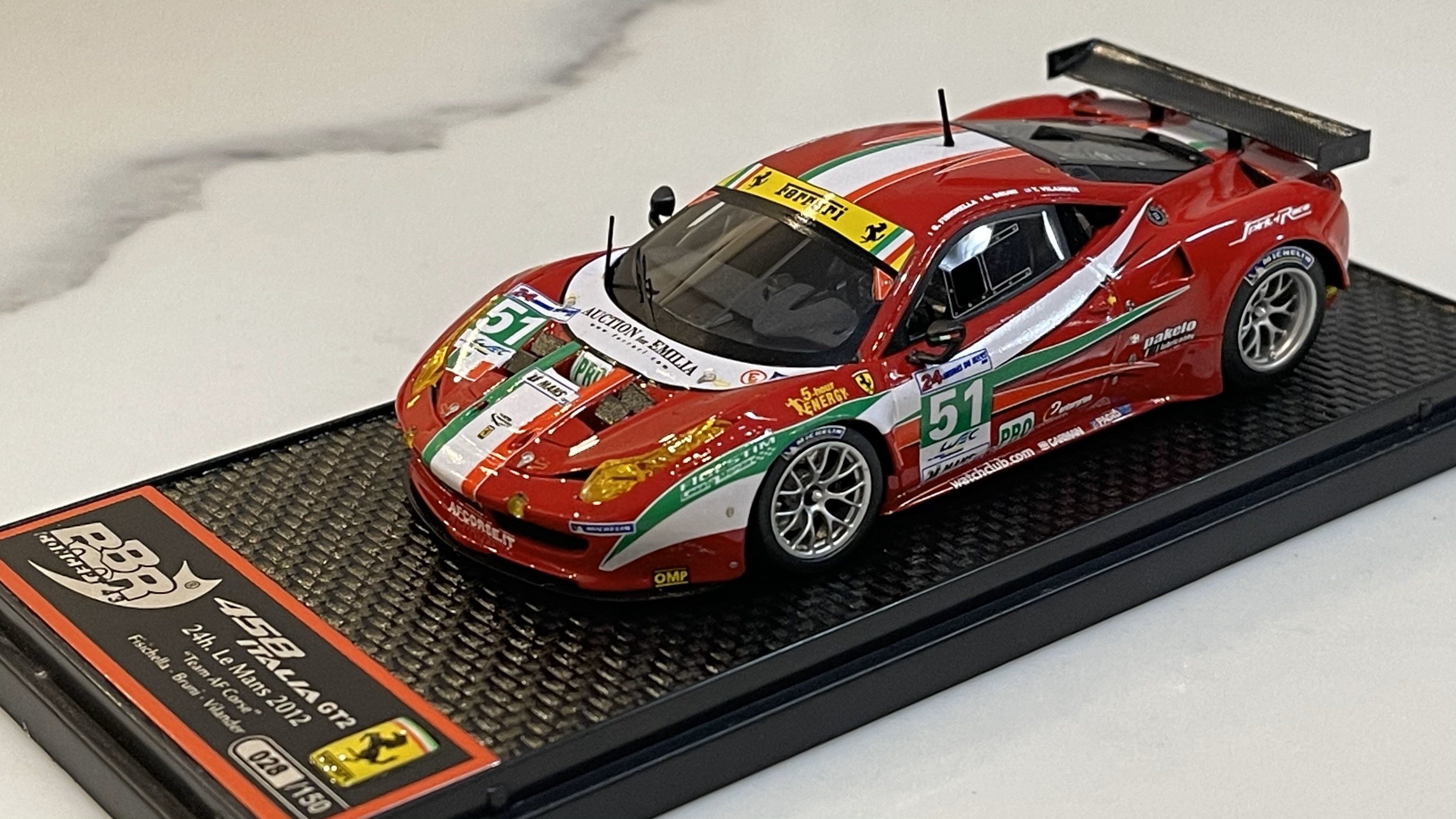 BBR  Ferrari  Italia GT2 GTE Pro  Hours Le Mans  Red