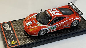 BBR 1/43 Ferrari 458 Italia GT2 GTE Pro 24 Hours Le Mans 2012 Red No. 59 BBRC96