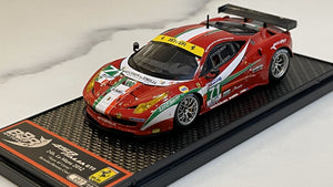 BBR 1/43 Ferrari 458 Italia GT2 GTE Pro 24 Hours Le Mans 2012 Red No. 71 BBRC99