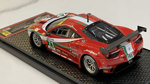 BBR 1/43 Ferrari 458 Italia GT2 GTE Pro 24 Hours Le Mans 2012 Red No. 71 BBRC99