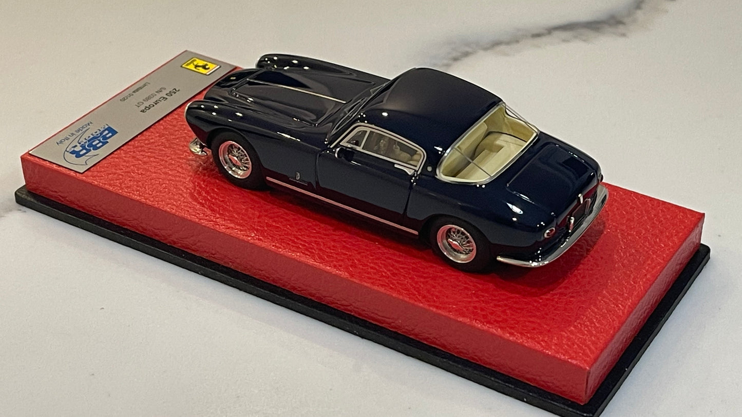 BBR 1/43 Ferrari 250 Europa 0389GT 1955 Dark Blue CAR06D