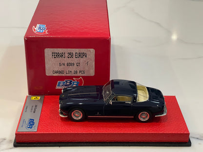 BBR 1/43 Ferrari 250 Europa 0389GT 1955 Dark Blue CAR06D