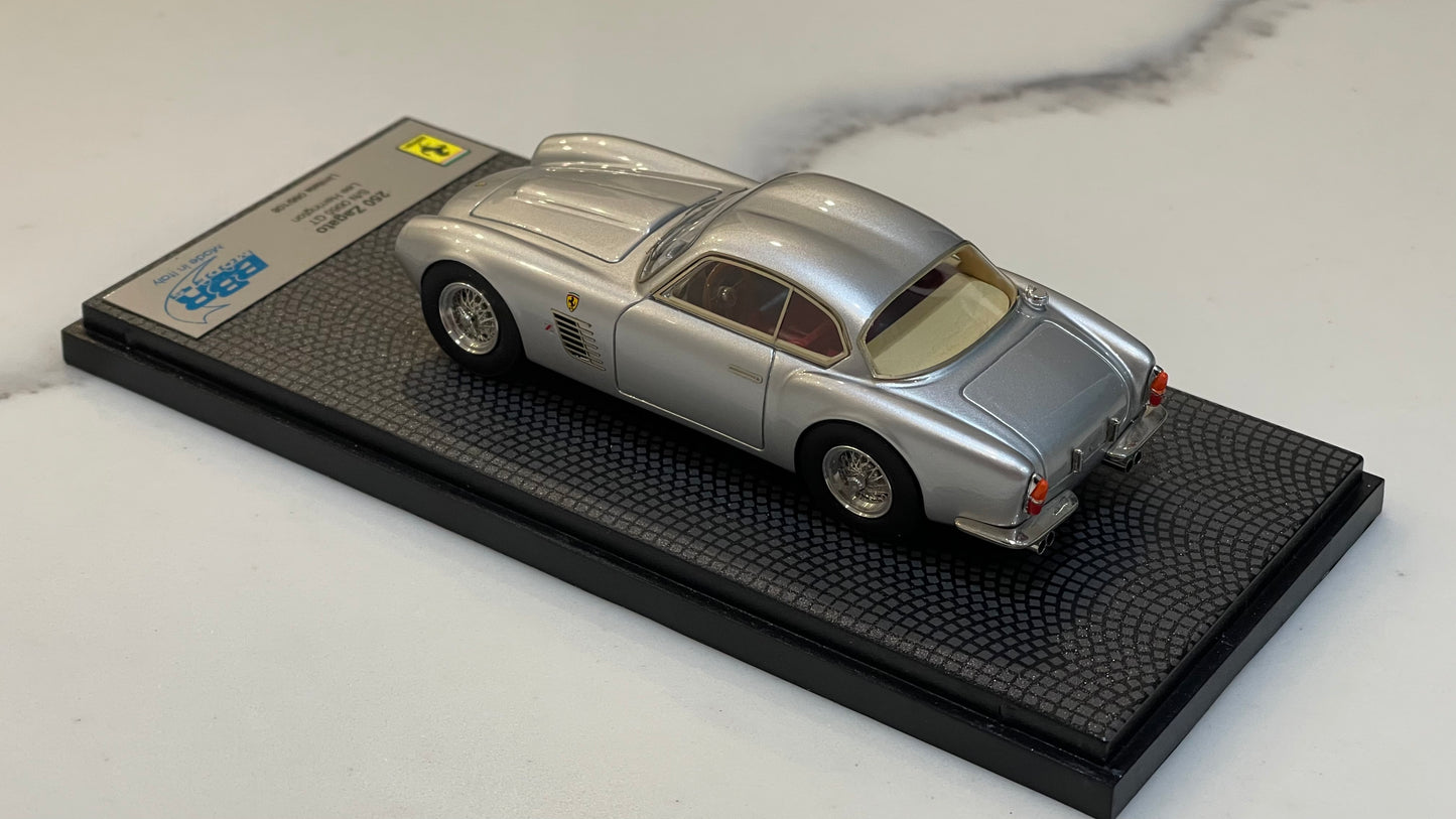 BBR 1/43 Ferrari 250 GT Zagato 0665GT 1957 Silver CAR14