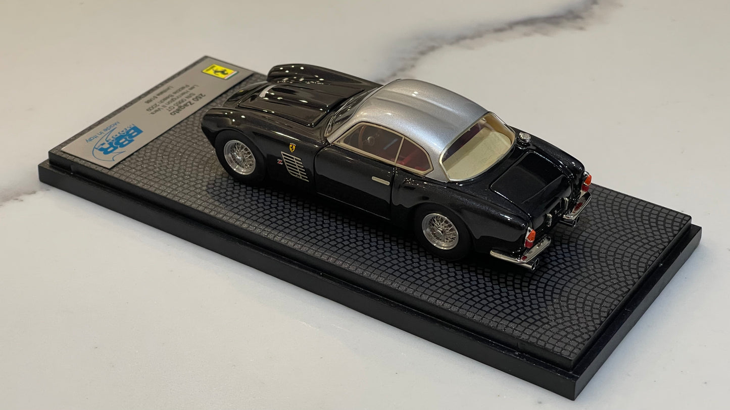 BBR 1/43 Ferrari 250 GT Zagato 0665GT 1957 Black/Silver CAR14B