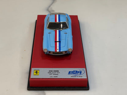 BBR 1/43 Ferrari 250 GT SWB 2127GT 1960 Sky Blue CAR15A1LB