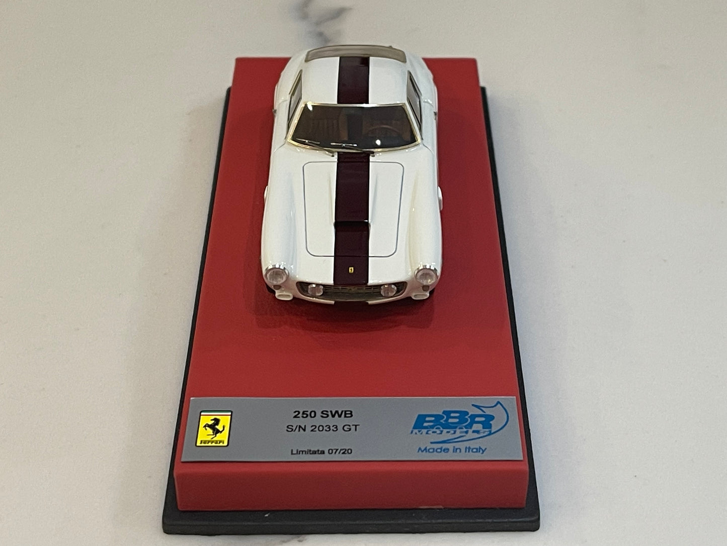 BBR 1/43 Ferrari 250 GT SWB 2033GT 1960 White CAR15CLB
