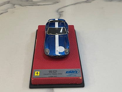 BBR 1/43 Ferrari 250 GTO 3387GT Cavallino Classic 1962 Blue/White BBRCAR16A2
