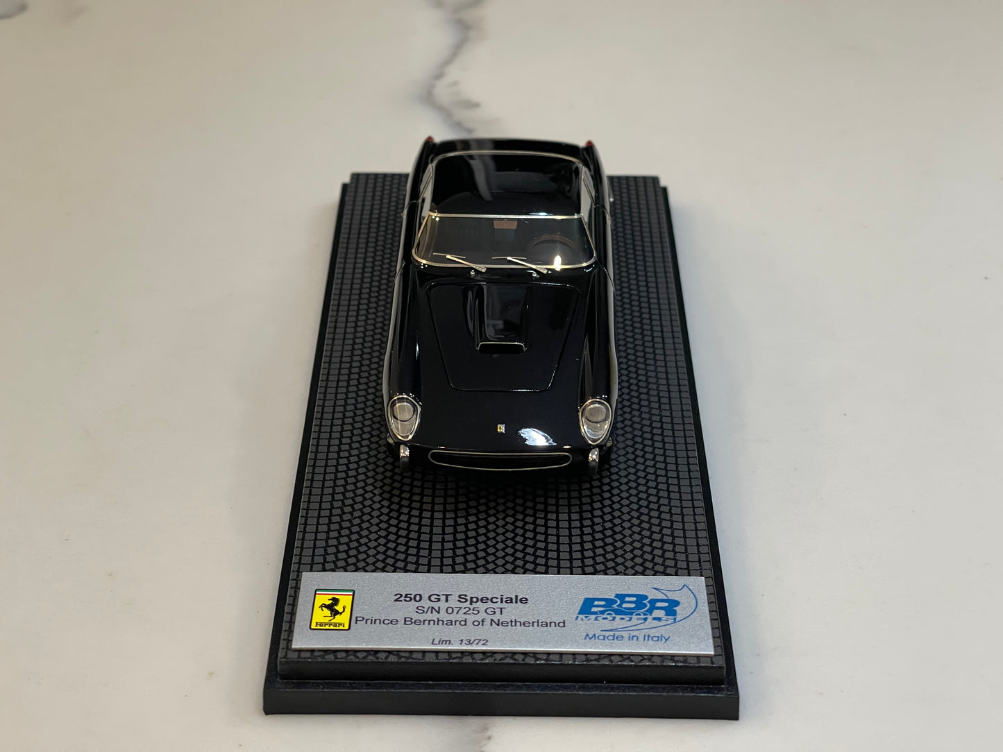 BBR 1/43 Ferrari 250 GT Speciale 0725GT Prince Bernhard of Holland  1957 Black CAR24A