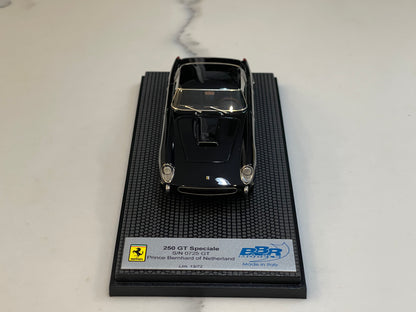BBR 1/43 Ferrari 250 GT Speciale 0725GT Prince Bernhard of Holland  1957 Black CAR24A