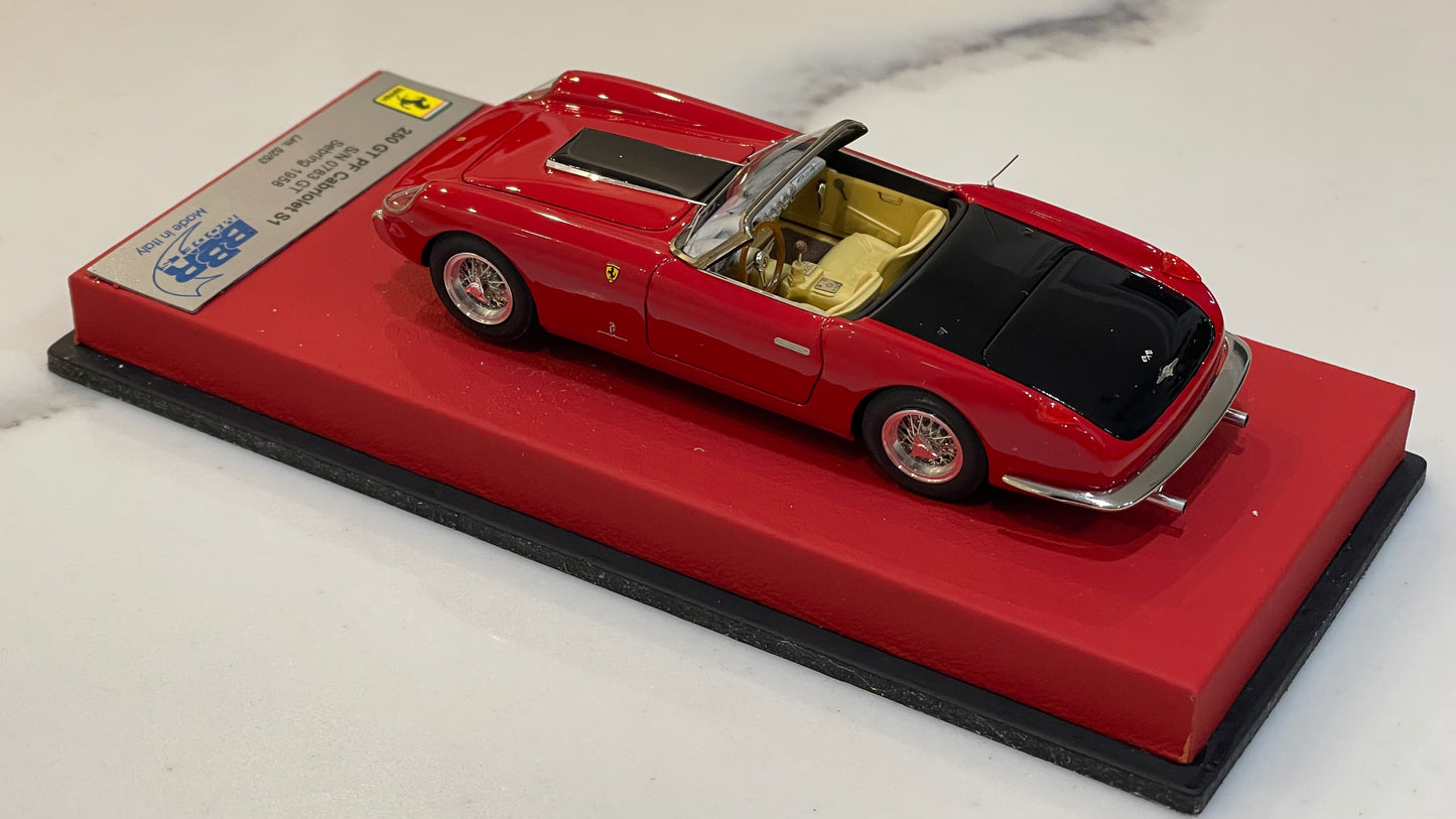 BBR 1/43 Ferrari 250 GT PH Cabriolet Series I 0783GT 1958 Red/Black CAR25LB