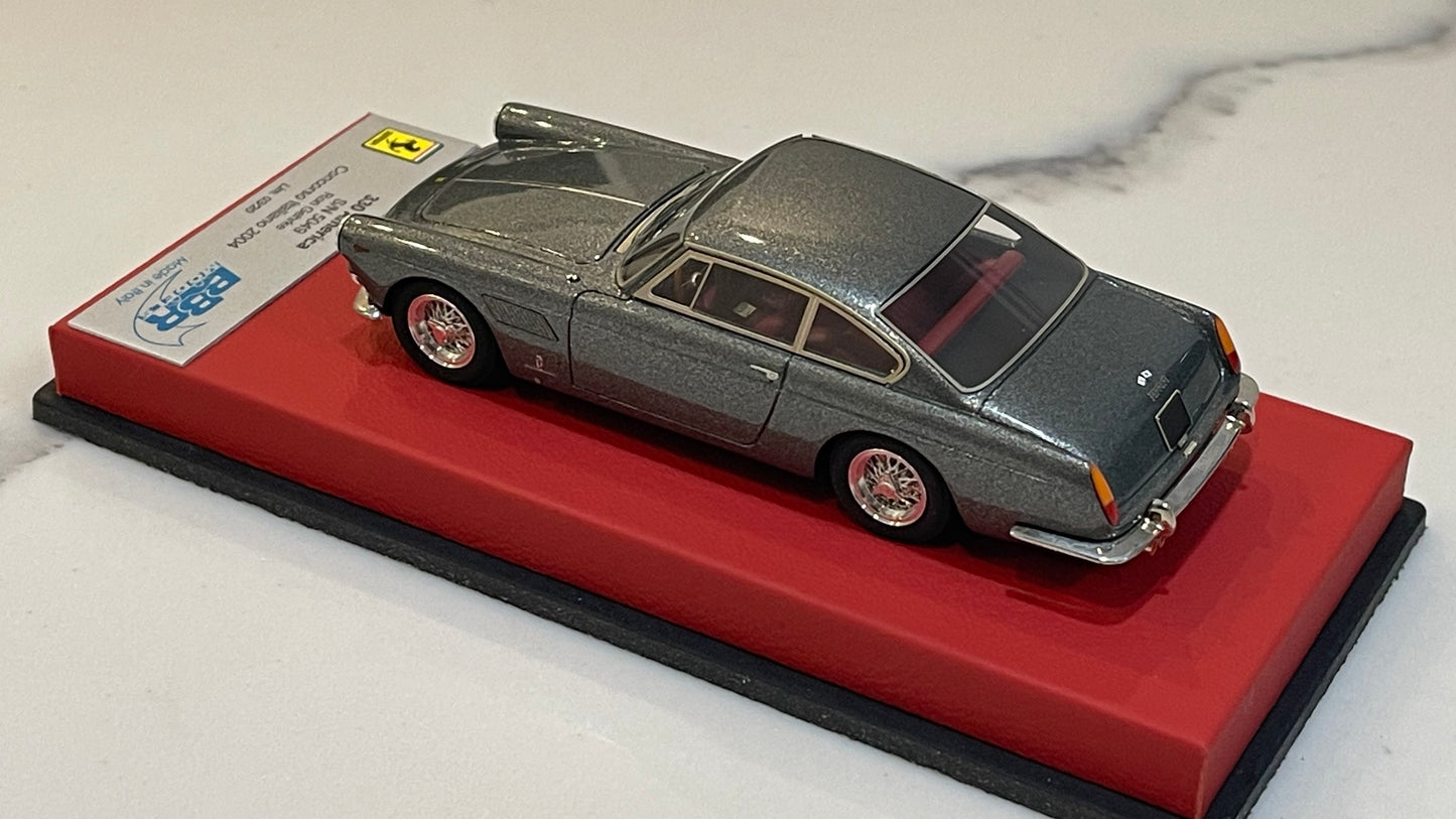 BBR 1/43 Ferrari 330 America 5049GT Concorso Italiano 1963 Met. Grey CAR27BLB