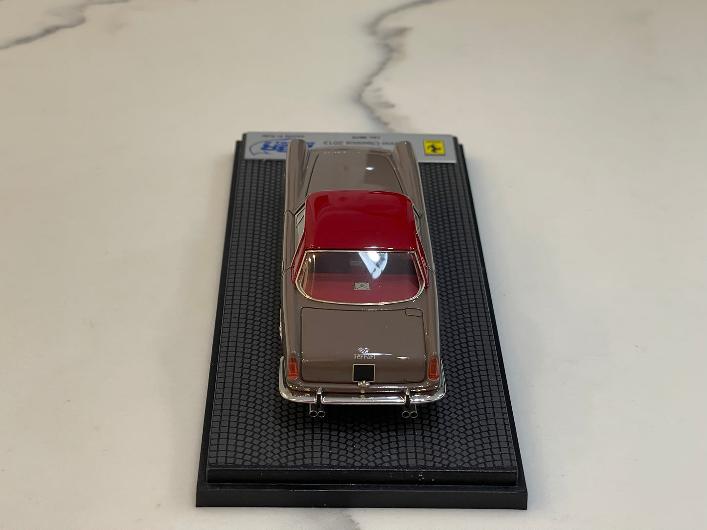 BBR 1/43 Ferrari 250 GT Pininfarina Coupe 1959 Light Brown/Dark Red CAR30
