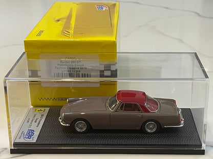 BBR 1/43 Ferrari 250 GT Pininfarina Coupe 1959 Light Brown/Dark Red CAR30