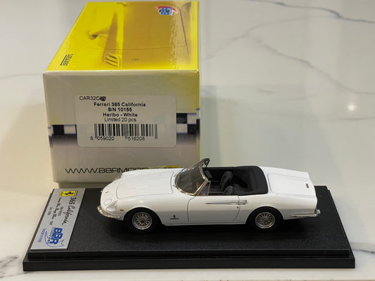 BBR 1/43 Ferrari 365 California 1967 White CAR32C