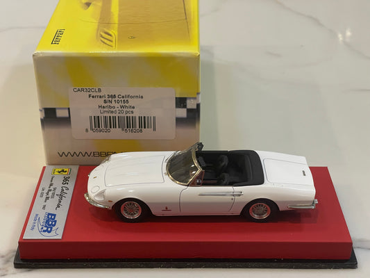 BBR 1/43 Ferrari 365 California 1967 White CAR32CLB