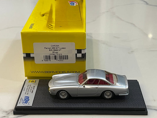 BBR 1/43 Ferrari 250 GT Lusso 3849GT 1963 Silver CAR38A