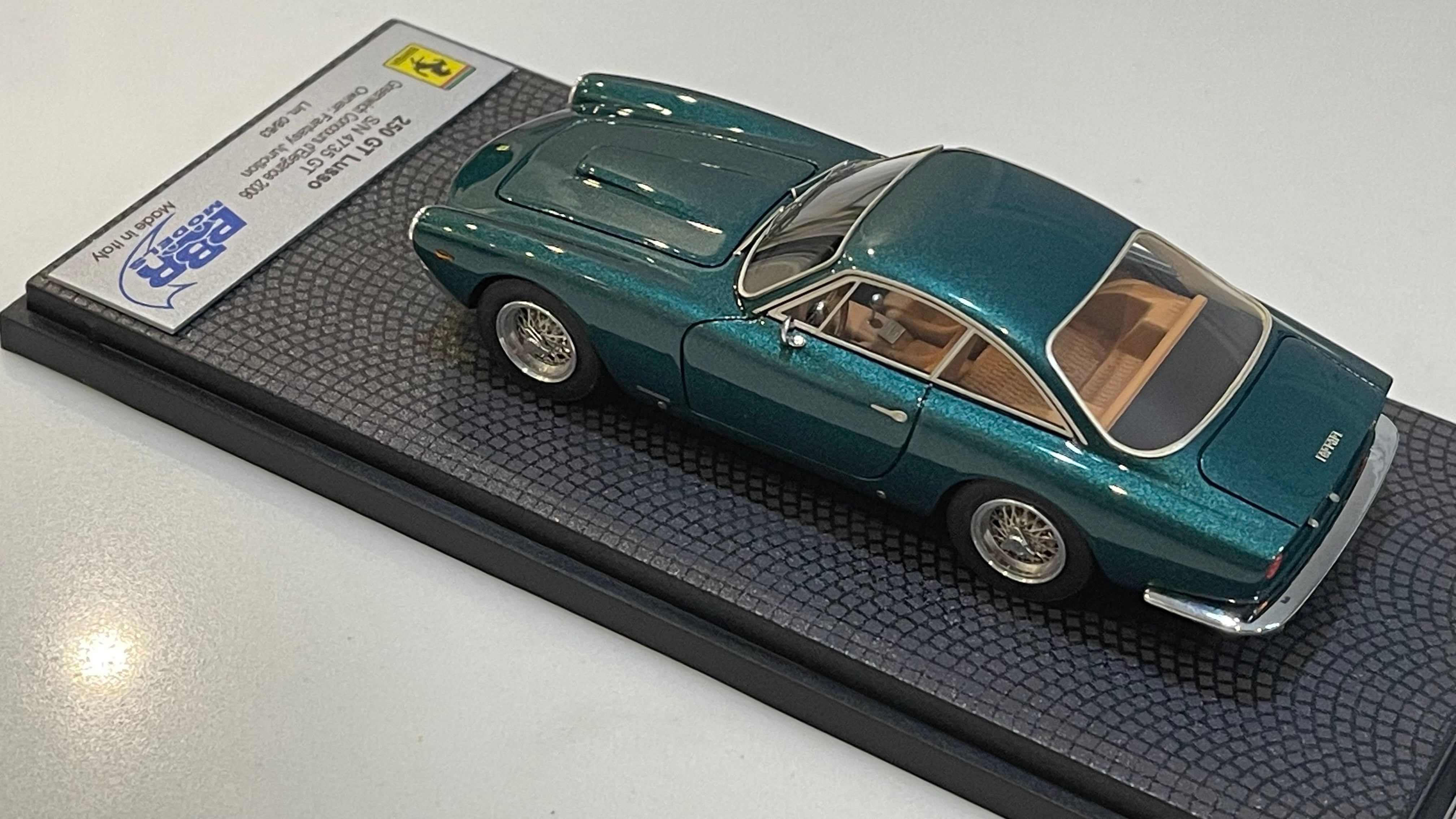 BBR 1/43 Ferrari 250 GT Lusso 4735GT Greenwich Concours 1963 Met. Green CAR41E