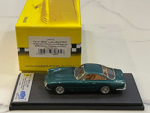 BBR 1/43 Ferrari 250 GT Lusso 4735GT Greenwich Concours 1963 Met. Green CAR41E