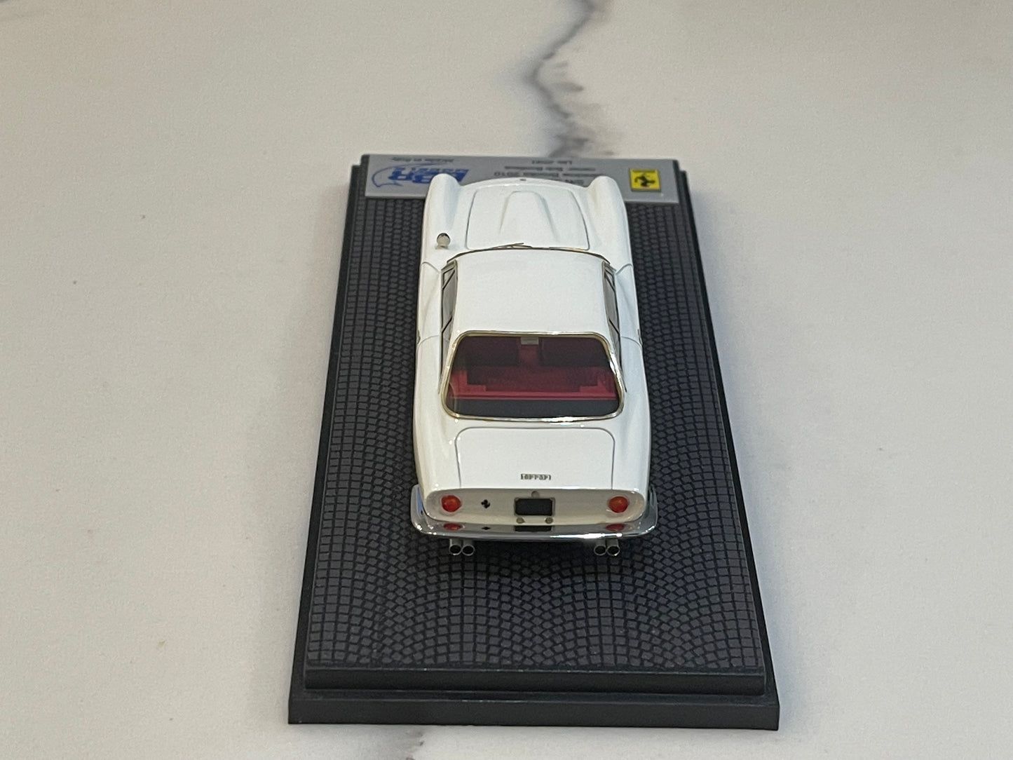 BBR 1/43 Ferrari 250 GT Lusso 5379GT Meadow Brooks 1963 White CAR41F