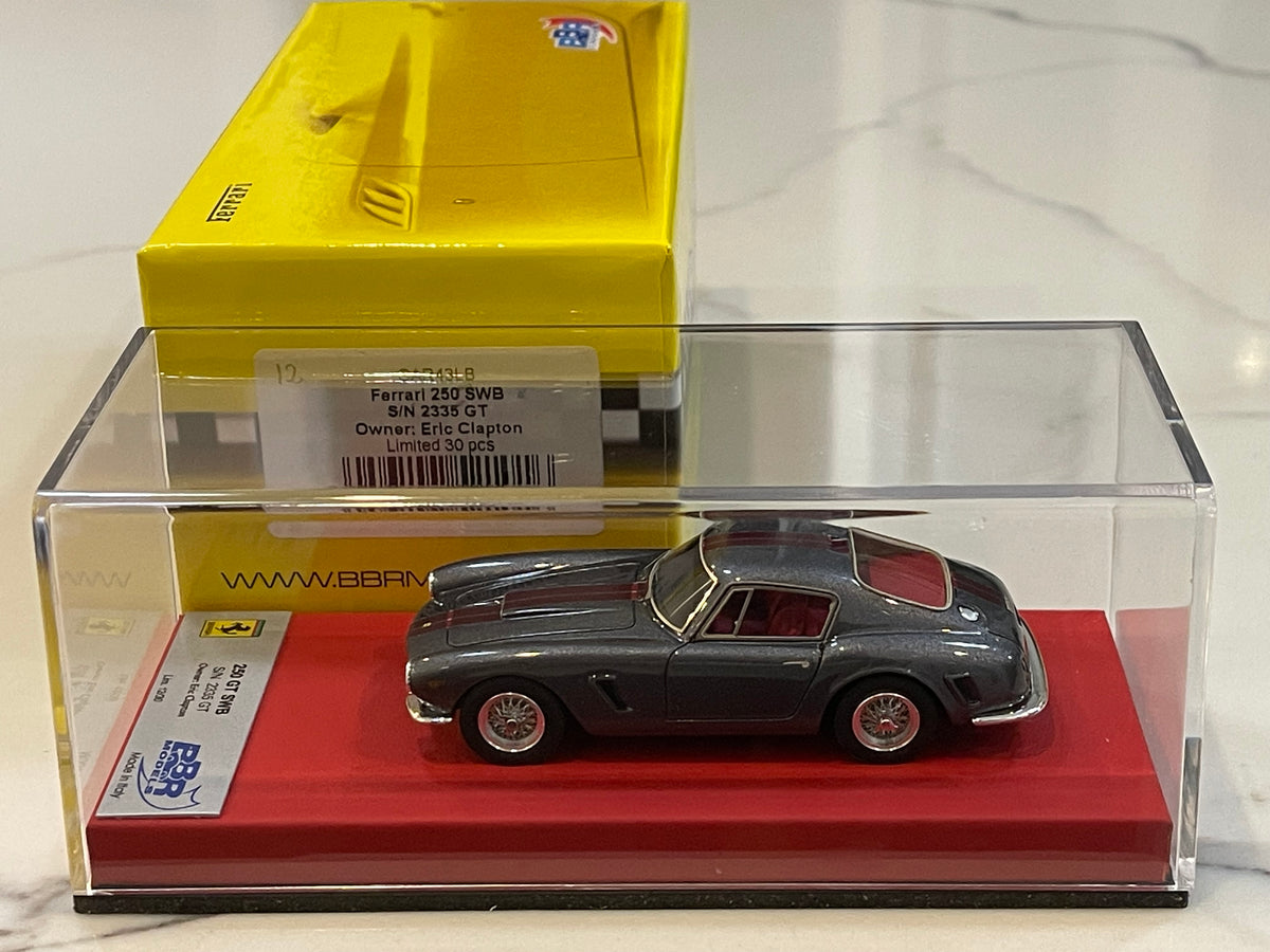 BBR 1/43 Ferrari 250 GT SWB 2335GT Eric Clapton 1960 Dark Grey CAR43LB