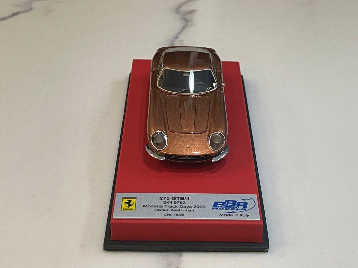 BBR 1/43 Ferrari 275 GTB/4 9783GT Alex Urban 1967 Met. Bronze CAR46ALB
