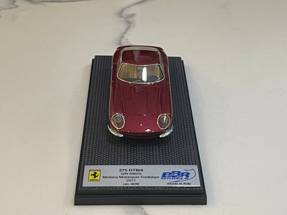 BBR 1/43 Ferrari 275 GTB/4 9925GT 1967 Met. Dark Red CAR46C