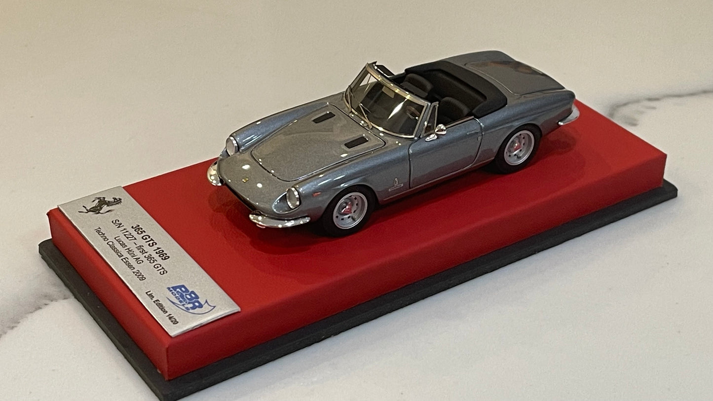 BBR 1/43 Ferrari 365 GTS 12227GT 1969 Met. Grey CAR56ALB