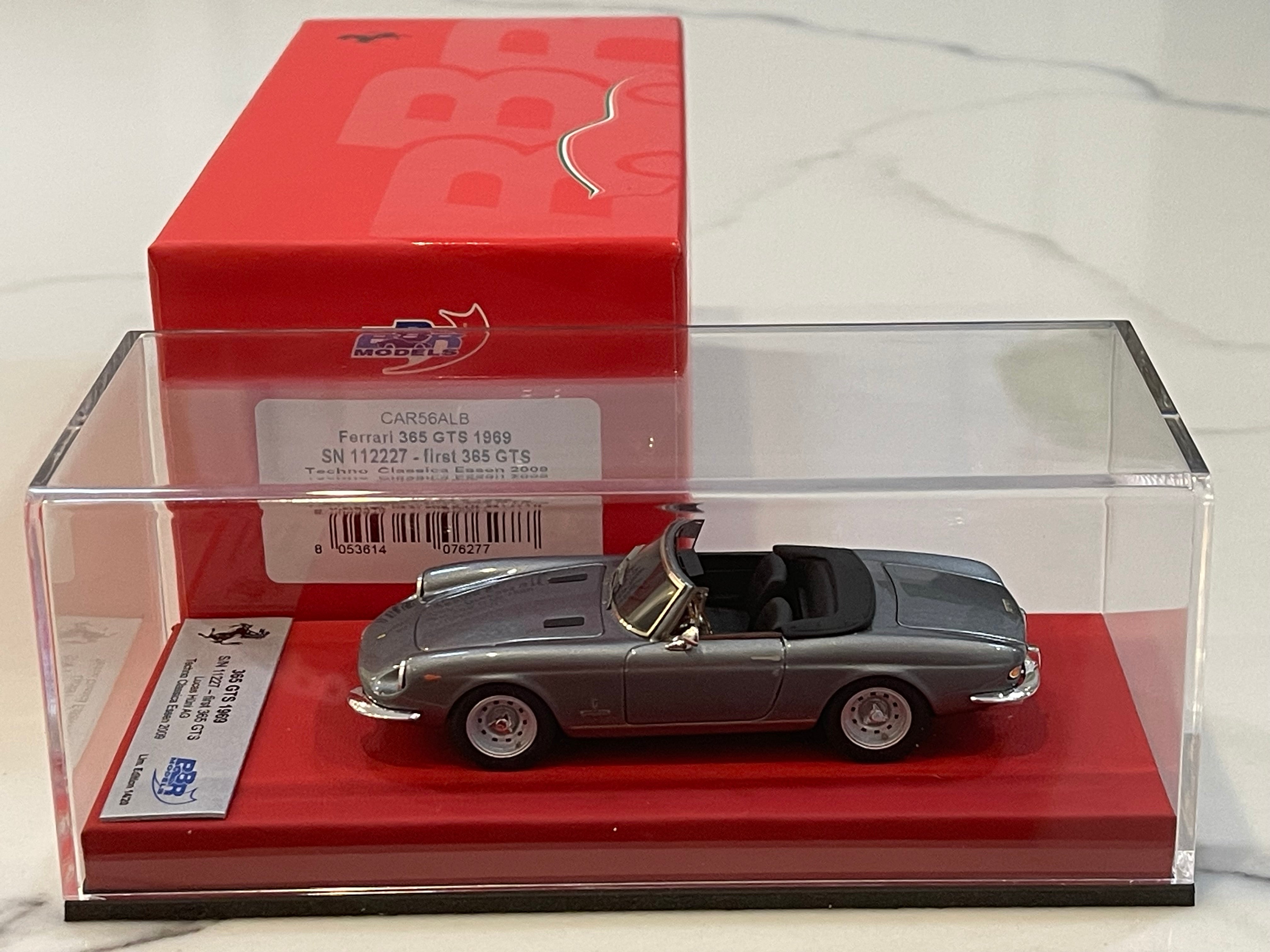 BBR 1/43 Ferrari 365 GTS 12227GT 1969 Met. Grey CAR56ALB