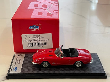 BBR 1/43 Ferrari 365 GTS 12243GT 1969 Red CAR56C1