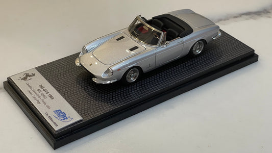 BBR 1/43 Ferrari 365 GTS 12453GT 1969 Silver CAR56D2