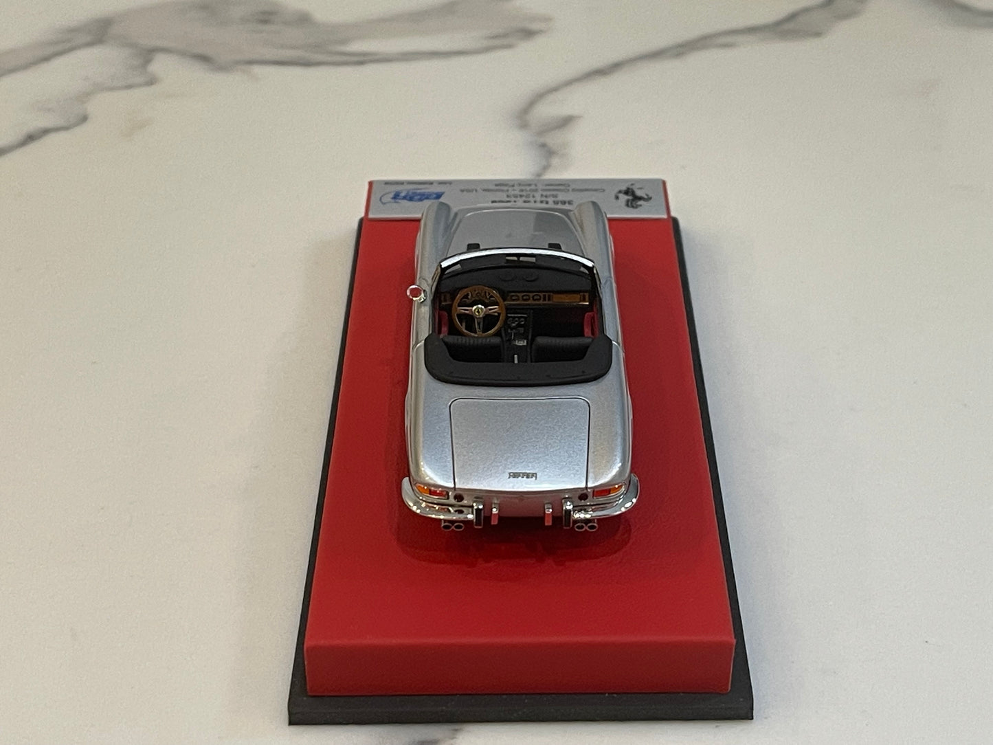 BBR 1/43 Ferrari 365 GTS 12453GT 1969 Silver CAR56D2LB