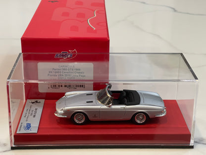 BBR 1/43 Ferrari 365 GTS 12453GT 1969 Silver CAR56D2LB