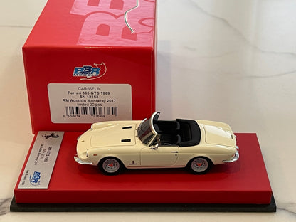 BBR 1/43 Ferrari 365 GTS 12163GT 1969 Ivory CAR56ELB