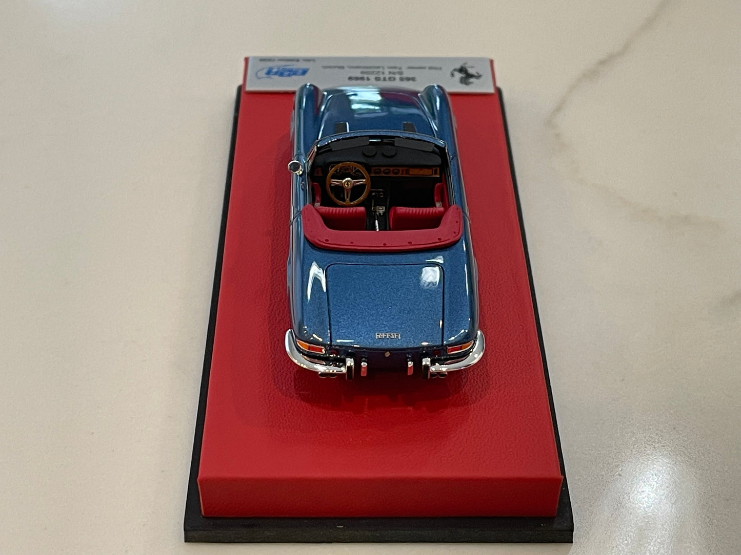 BBR 1/43 Ferrari 365 GTS 12259GT 1969 Blue CAR56GLB