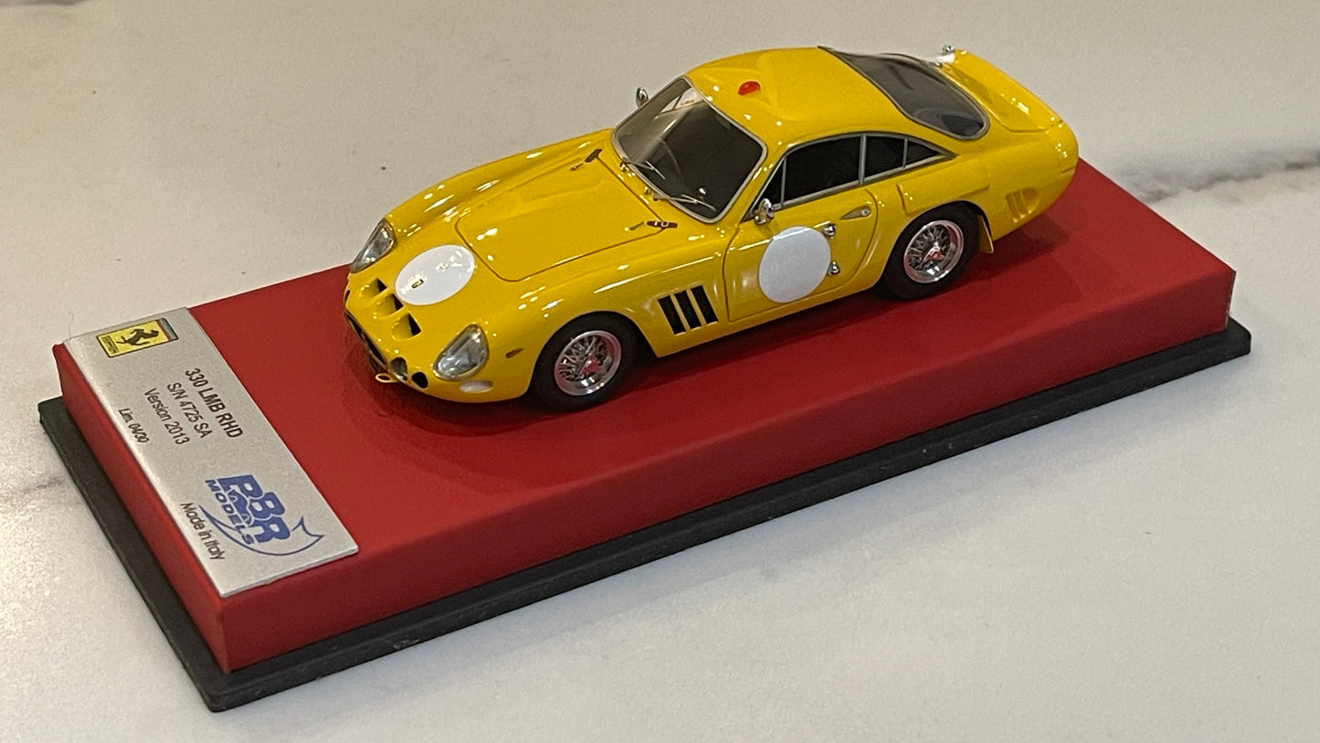 BBR 1/43 Ferrari 330 LMB RHD 4025SA 1963 Yellow CAR57ALB