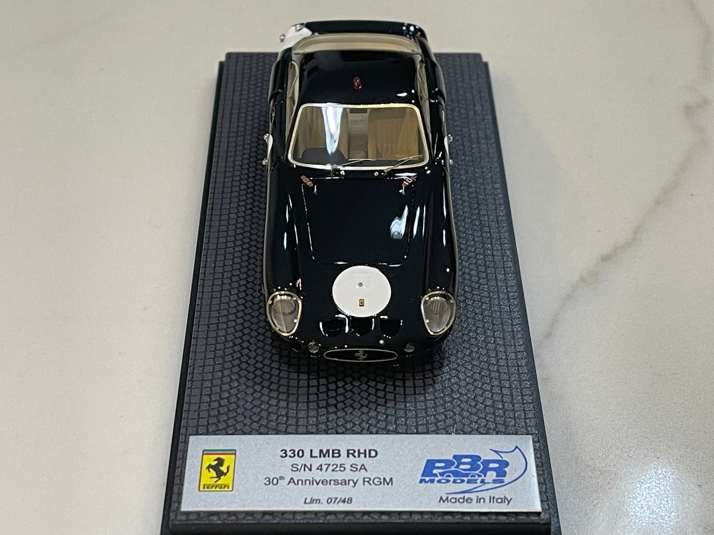 BBR 1/43 Ferrari 330 LMB RHD 4025SA 1963 Black CAR57C