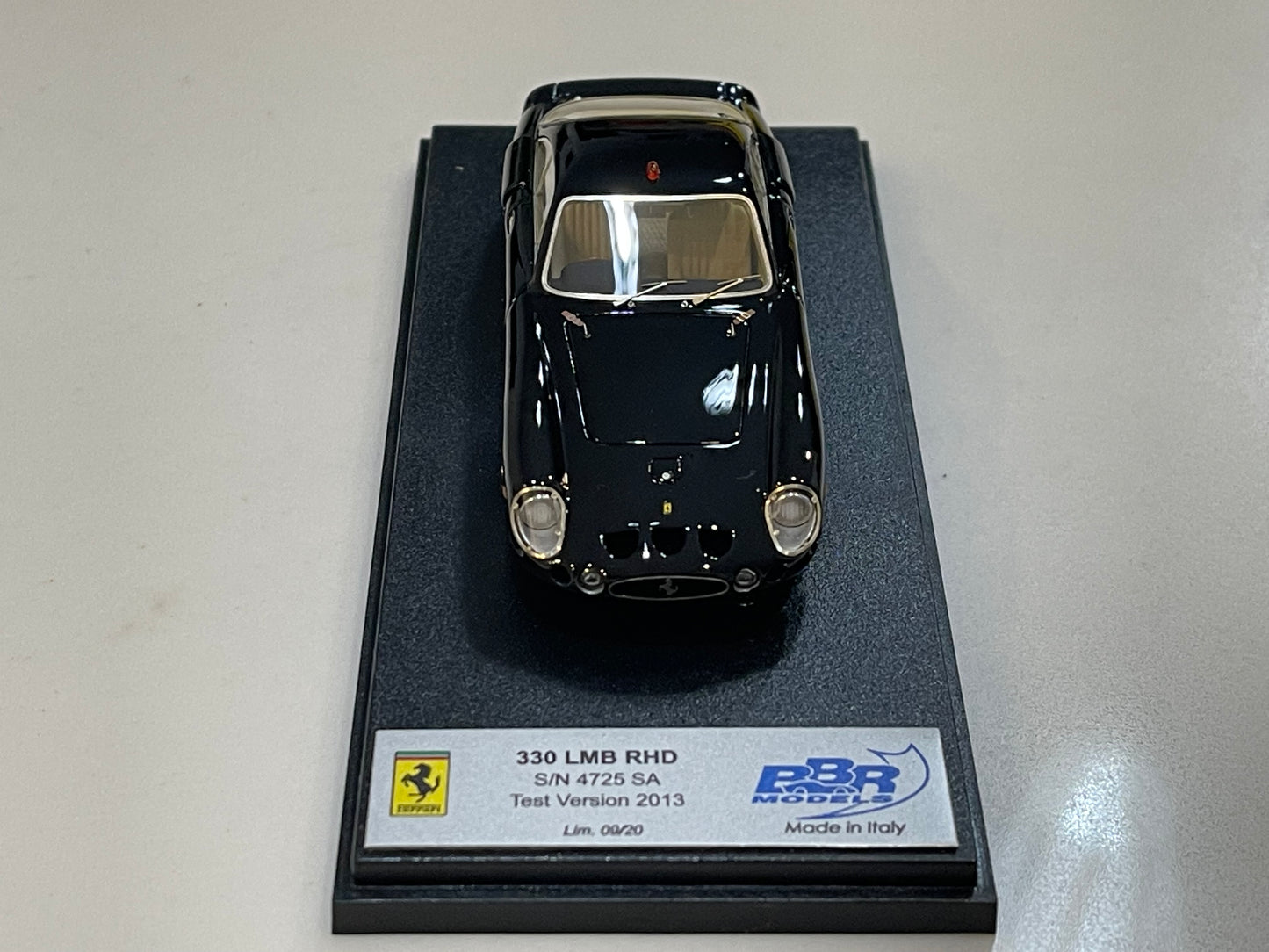 BBR 1/43 Ferrari 330 LMB RHD 4025SA 1963 Black CAR57C1