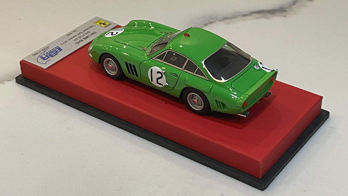 BBR 1/43 Ferrari 330 LMB RHD 4025SA 1963 Green No. 12 CAR57ELB