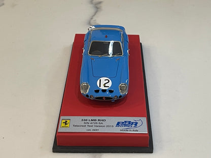 BBR 1/43 Ferrari 330 LMB RHD 4025SA 1963 Blue No. 12 CAR57FLB