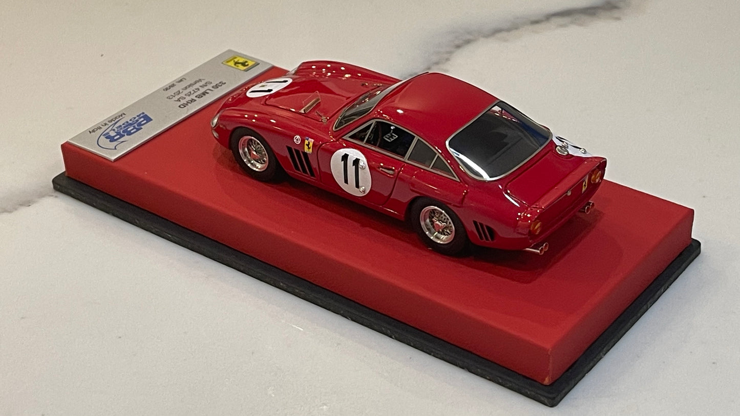 BBR 1/43 Ferrari 330 LMB RHD 4025SA 1963 Red No.11 CAR57LB