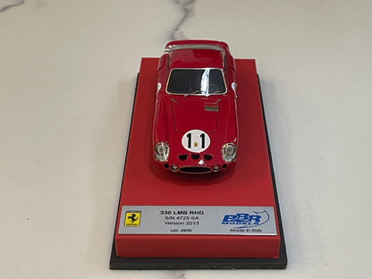 BBR 1/43 Ferrari 330 LMB RHD 4025SA 1963 Red No.11 CAR57LB