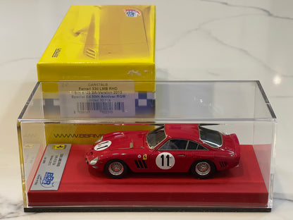 BBR 1/43 Ferrari 330 LMB RHD 4025SA 1963 Red No.11 CAR57LB