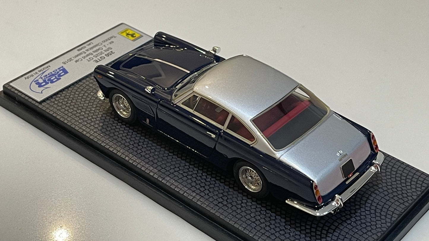 BBR 1/43 Ferrari 250 GTE 2525GT J.Geils 1959 Dark Blue/Silver CAR58