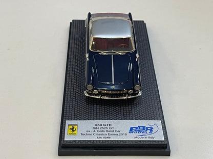 BBR 1/43 Ferrari 250 GTE 2525GT J.Geils 1959 Dark Blue/Silver CAR58