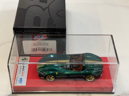 BBR 1/43 Ferrari Monza SP2 2019 Met. Green CAR61CLB