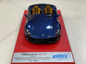 BBR 1/43 Ferrari Monza SP2 2019 Blue CAR61LB