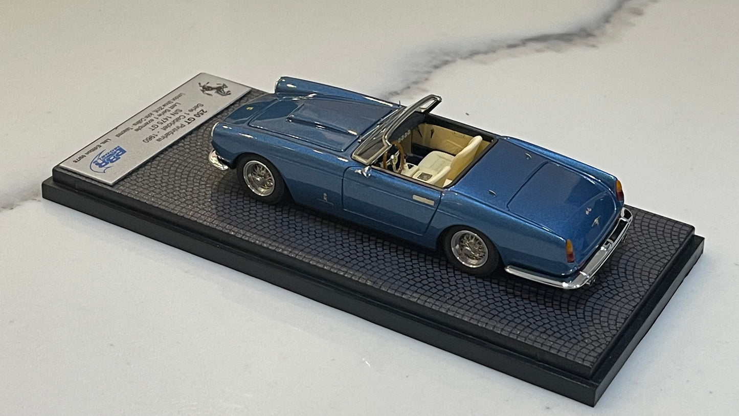 BBR 1/43 Ferrari 250 GT Cabriolet Series I 1475GT 1960 Met. Blue CAR64E