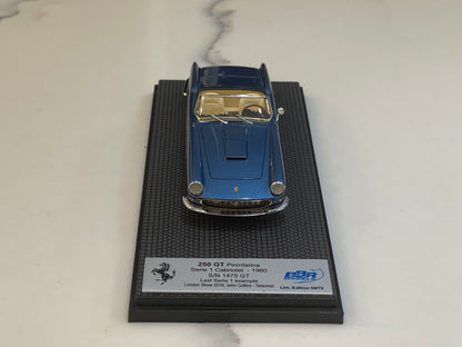 BBR 1/43 Ferrari 250 GT Cabriolet Series I 1475GT 1960 Met. Blue CAR64E